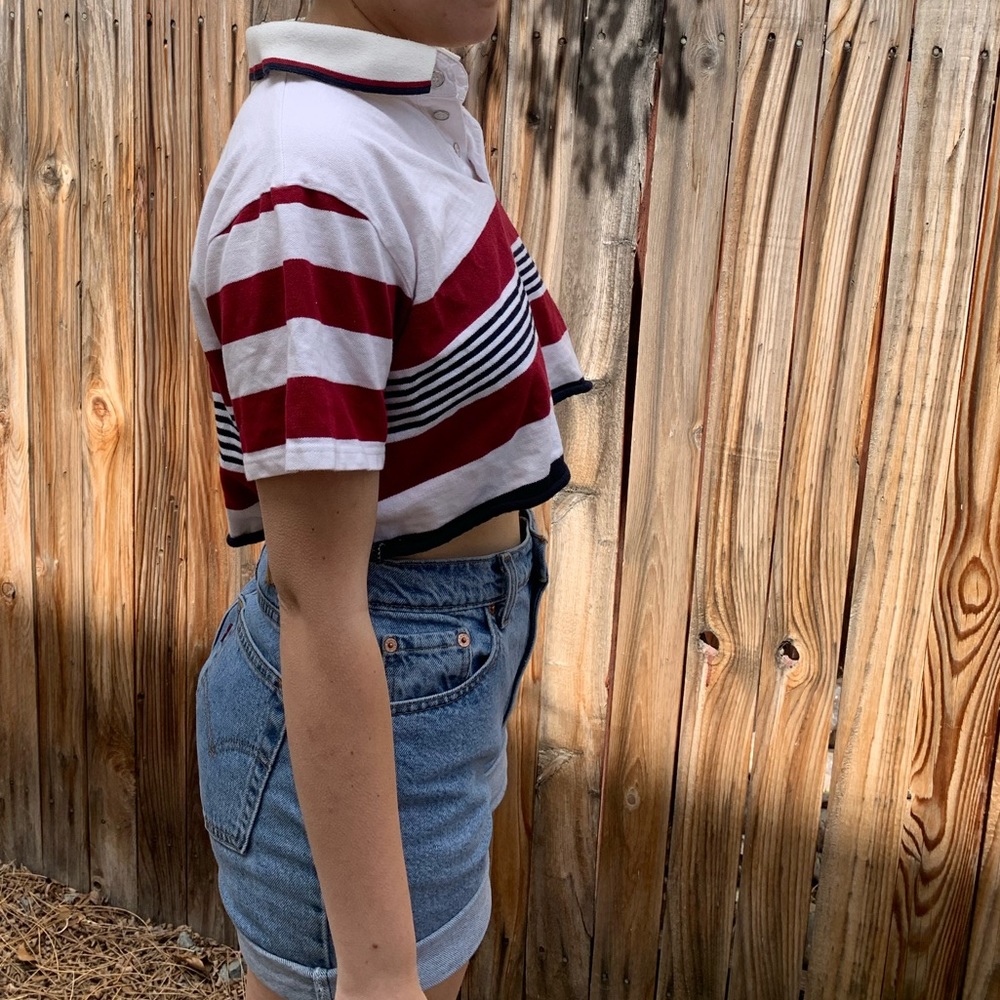 Reworked vintage polo tee brandy Melville inspired - Picture 3 of 3